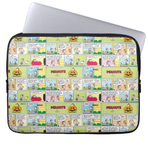 Snoopy & Linus Het grote pompoen nieuws Laptop Sleeve