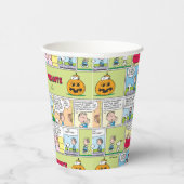 Snoopy & Linus | Het grote pompoen nieuws Papieren Bekers (Rechts)