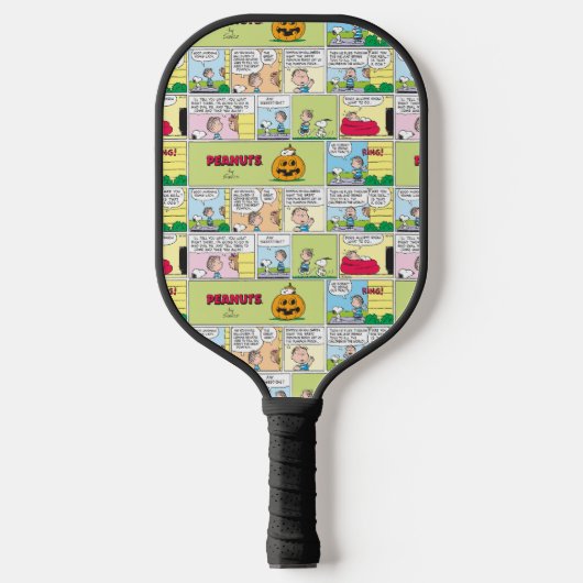Snoopy & Linus | Het grote pompoen nieuws Pickleball Paddle (Voorkant)