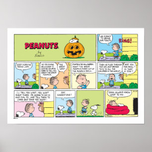 Snoopy & Linus Het grote pompoen nieuws Poster