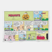 Snoopy & Linus | Het grote pompoen nieuws Theedoek (Horizontaal)