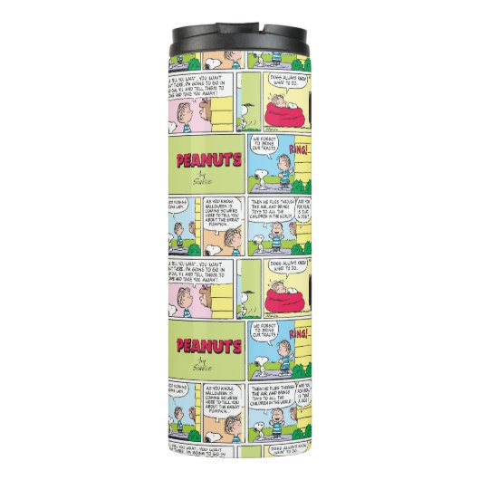 Snoopy & Linus | Het grote pompoen nieuws Thermosbeker (Achterkant)