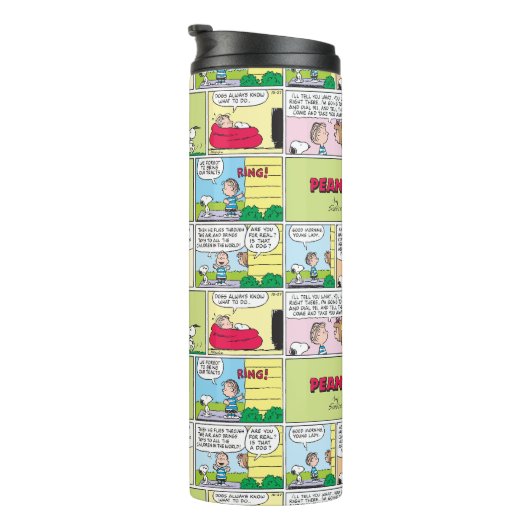 Snoopy & Linus | Het grote pompoen nieuws Thermosbeker (Geroteerd rechts)