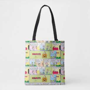 Snoopy & Linus   Het grote pompoen nieuws Tote Bag
