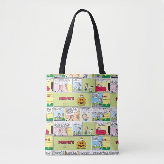 Snoopy & Linus | Het grote pompoen nieuws Tote Bag (Voorkant)