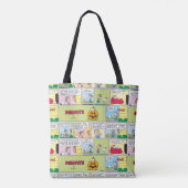 Snoopy & Linus | Het grote pompoen nieuws Tote Bag (Achterkant)