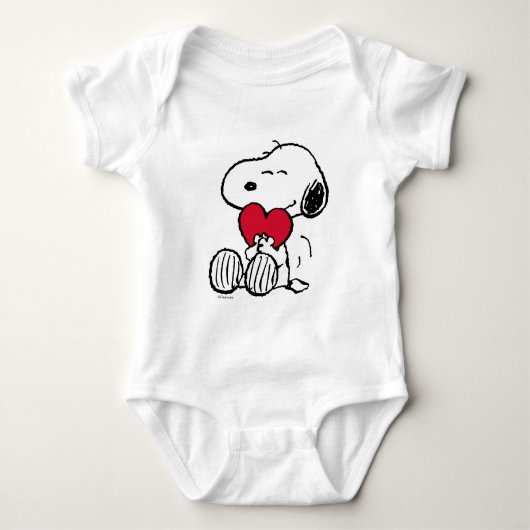 Snoopy | Little Sweetheart Baby Bodysuit (Voorkant)