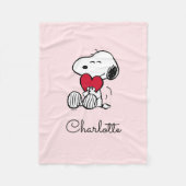 Snoopy | Little Sweetheart Baby Fleece Blanket (Voorkant)