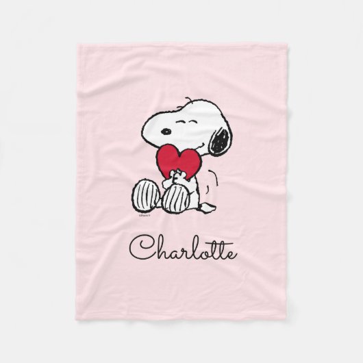 Snoopy | Little Sweetheart Baby Fleece Blanket (Voorkant)