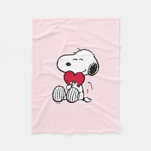 Snoopy | Little Sweetheart Baby Fleece Blanket Deken (Voorkant)