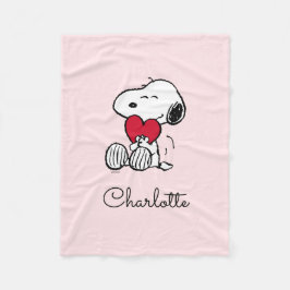 Snoopy | Little Sweetheart Baby Fleece Blanket Deken