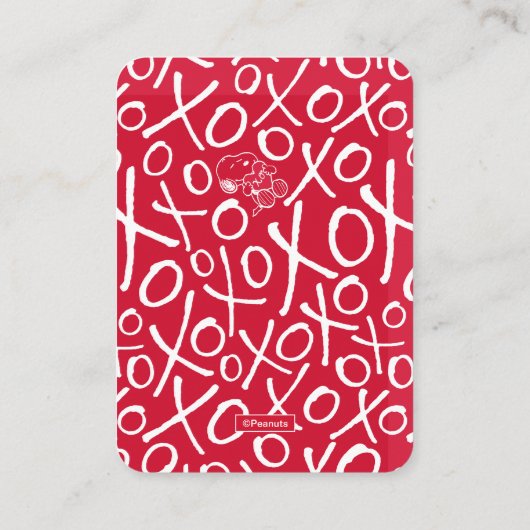 Snoopy | Little Sweetheart Baby Shower Enclosure C Informatiekaartje (Achterkant)
