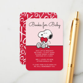 Snoopy | Little Sweetheart Baby Shower Enclosure C Informatiekaartje