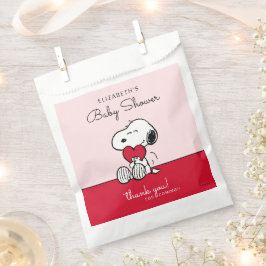 Snoopy | Little Sweetheart Baby Shower Favor Bag Bedankzakje