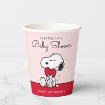 Snoopy | Little Sweetheart Baby Shower Papieren Be