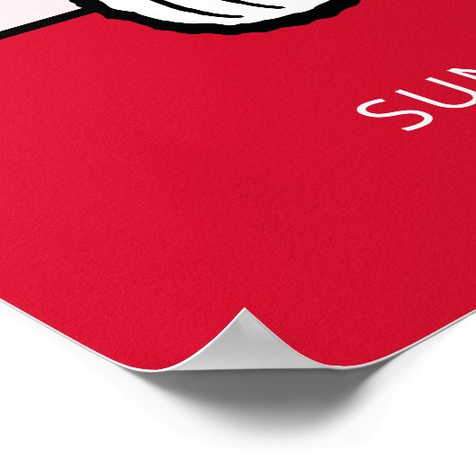 Snoopy | Little Sweetheart Baby Shower Poster (Hoek)