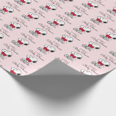 Snoopy | Little Sweetheart Baby Shower Wrapping Pa Cadeaupapier (Hoek)