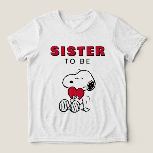 Snoopy | Little Sweetheart Tri-Blend Shirt (Design voorkant)