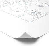 Snoopy "Love" Comic Strip Graphic Poster (Hoek)