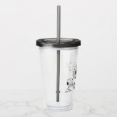 Snoopy met Dandelion Acryl Drinkbeker (Rechts)