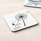 Snoopy met Dandelion Bier Onderzetter (Linkerzijde)