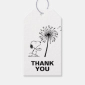 Snoopy met Dandelion Cadeaulabel (Voorkant)