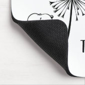 Snoopy met Dandelion Muismat (Hoek)