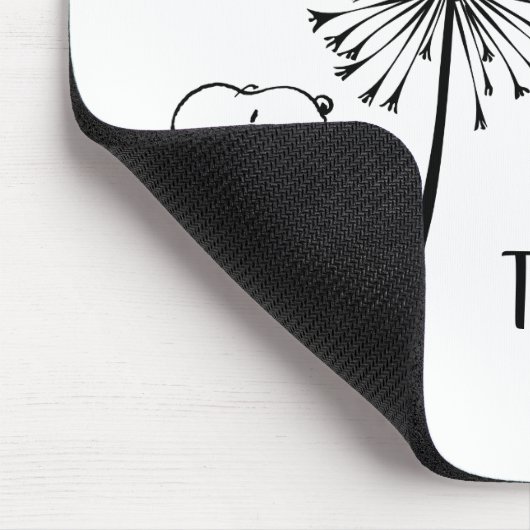 Snoopy met Dandelion Muismat (Hoek)