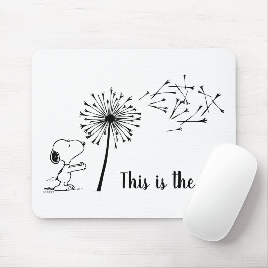 Snoopy met Dandelion Muismat (Met muis)