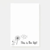 Snoopy met Dandelion Post-it® Notes (Voorkant)