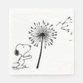 Snoopy met Dandelion Servet (Voorkant)