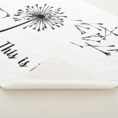 Snoopy met Dandelion Sherpa Deken (3/4)