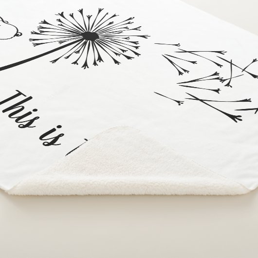 Snoopy met Dandelion Sherpa Deken (3/4)