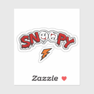 SnOOpY Motorcycle Sticker