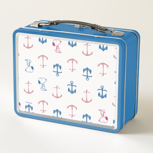 Snoopy Nautical Anchor Pattern (Achterkant)