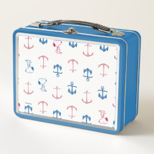 Snoopy Nautical Anchor Pattern