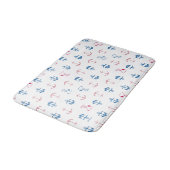 Snoopy Nautical Anchor Pattern Badmat (Gekanteld)