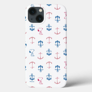 Snoopy Nautical Anchor Pattern Case-Mate iPhone Case