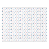 Snoopy Nautical Anchor Pattern Tafelkleed (Voorkant (Horizontaal))