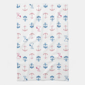 Snoopy Nautical Anchor Pattern Theedoek (Verticaal)
