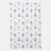Snoopy Nautical Anchor Pattern Theedoek (Verticaal)