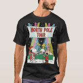 Snoopy North Pole Guitarist  T-shirt (Voorkant)