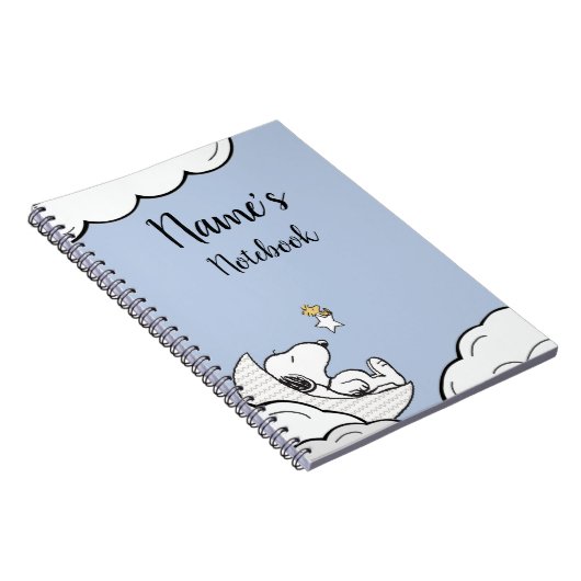 Snoopy Note Book Name Title Notitieboek (Rechterzijde)