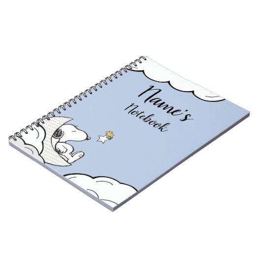 Snoopy Note Book Name Title Notitieboek (Linkerzijde)
