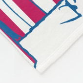 Snoopy op 4 juli Dog House Fleece Deken (Hoek)