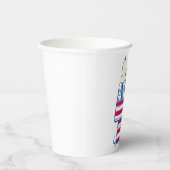 Snoopy op 4 juli Dog House Papieren Bekers (Rechts)