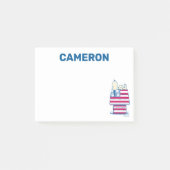 Snoopy op 4 juli Dog House Post-it® Notes (Voorkant)