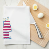 Snoopy op 4 juli Dog House Theedoek (Quarter Fold)