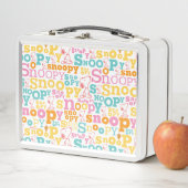 Snoopy Pastel Text Pattern (In situ)
