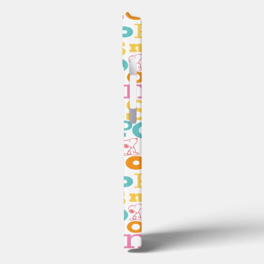 Snoopy Pastel Text Pattern Case-Mate iPhone Case (Achterkant / Links)